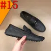 40Model Luxury Brand Modello Stampato da uomo Scarpe Dress per scarpe casual Business Oxfords Designer in pelle autentica Designer in pelle scamosciata in pelle scamosciata moca taglia 38-46