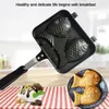 Pişirme Kalıpları Temizlemesi Kolay Taiyaki Kızartma Tavası Kolayca Deforme Değil Evde Deforim Olmayan Waffle Kek Maker Madenler Salınma