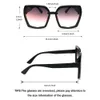 3pcs 여성 기하학적 패션 Y2K 선글라스 시원한 야외 UV 보호 여행 파티 액세서리