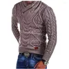 Suéter masculino outono/inverno 2024 moda suéter de malha com zíper decoração grossa massa frita casaco torcido