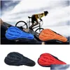 Bike Saddles 1Pc 3D Soft Mountain Cycling Extra Comfort Tra Sile Gel Pad Cushion Er Bicycle Seat6961603 Drop Delivery Sports Outdoors Oth8B