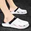 Stiefel Männer Sandalen Sommer Beach Slipper Mann Sandalen Outdoor Eva Hollow Pantoffers Nonslip Plattform Loch Gluten Männer lässige Schuhe Garten