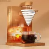 Kaffebryggare Portable Design av en ny typ av droppkaffemaskin med elektrisk spolande kaffemaskin Y240403