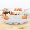 Decorative Figurines Eggs Easter Tray Deviled Platter Arrangement Trays For Party Devilled Holder White Ceramic