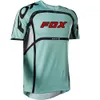 Mens Bat Fox Shirts Short Sleeve Down Burny Quick Dry Breattable Motocross Racing Mountain Bike Enduro Mtb Tshirt 240403