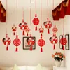 Party Decoration Happy Word Pull Flower Pendant Wedding Room Bedroom Living Layout Supplies Set