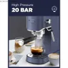 Macchini per caffè da caffè Laekerrt Macchina per caffè espresso 20 bar per cappuccino e latte (blu navy) appassionati di caffè Y240403