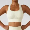 Bras Yoga Sports femmina femmina abbigliamento da reggiseno senza saldatura femminile 2022 Nuova palestra Braralette Allenamento di fitness backless da donna bianche