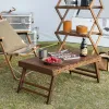 Furnishings Naturehike Camping Folding Wooden Table Family Barbecue Picnic Portable Small Table Outdoor Garden Leisure Nh20jj031