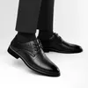 Chaussures habillées tenue formelle pour hommes marron noir haut de gamme occasionnelle confortable atmosphérique et durable