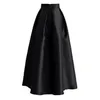 Kjolar plus size Faldas Mujer Moda Abaya Dubai turkiska länge veckade maxi hög midje kjol kvinnor jupe longue femme 210311 droppleverans dhnkt
