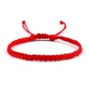 Charm Bracelets Handmade Wax String Bracelet Waterproof Thread Braided Bangles Women Men Bohemian Twist Friendship Wristband Jewelry D Dhfpv