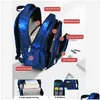 Backpacks Dzieci Bags szkolny Wodoodporny boczny chłopiec plecak szkolny dla dzieci główny uczeń Mochilas Drop dostawa dh6y0