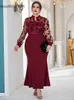 Spring Toleen 2024 Kvinnor plus storlek klänningar avslappnad chic elegant kvällsfest långärmad stor maxi turkiska mantelkläder