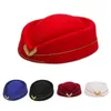 Berets Performance Costume Accessories Work Cap Stewardess Hat Beret Air Hostesses Party Hats