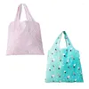 Sacs de rangement sac à provisions pliables 1pcs épicerie lavable durable sac à main portable réutilisable pour fruits du lait
