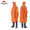 Shelters Naturehike Poncho Regenjas Rugzakhoes Buitenluifel Camping Mini Tarp Zonwering 20D Siliconen 210T Taffeta