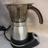 Café das cafeteiras Máquina de café Mocha elétrica.Máquina de café Mocha de venda a quente 3cups Capacidade de 220V de alta qualidade Vendas diretas de fábrica Y240403