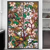 Window Stickers 1/2st Yajing Privacy Film Stained Glass Static Self Adhesive Frosted Decor Glasssticker Heat Control Decal