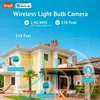 Altre telecamere CCTV Tuya Smart 4MP 355 Camera di sicurezza in lampadina 2K - Interno/Outdoor Wireless 2,4 GHzfull Color Day NightMotion DetectionalArm Y240403