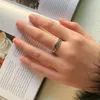 Cluster Rings PANJBJ 925 Sterling Silve Plum Blossom Ring For Women Gift Vintage Texture Manual Trend Adjustable Jewelry Drop