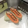 18% OFF Designer version G womens canvas couples round toe lace up biscuit sports shoes