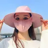 Berets Ear Flap UV Protection Sun Hat Face Neck Protective Cover Outdoor Hunting Hiking Fishing Cap Leisure Breathable