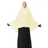 Ethnic Clothing Eid Hooded Long Khimar Women Muslim Abaya Hijabs Burqa Head Scarf Islamic Prayer Garment Ramadan Overhead Shawls Wrap