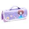 Bags Large Capacity Pencil Case with Combination Lock Korean Pencilcase for Girls Boys Zipper Pencil Pouch Bag School Box Stationery