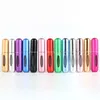 5PCS 5ml Bottom-filled Perfume Bottle Self-pumping Refillable Aluminum Perfume Bottle Portable Flushing Spray Bottlefor portable perfume spray