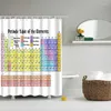 Cortinas de chuveiro banheiro cortina personalizada Banho de pano de poliéster Diferentes calendários de padrões Multi-size