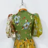 봄과 여름을위한 새로운 스타일의 라미 프린트 드레스