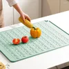 Tapetes de mesa Silicone Dish de secagem tapete anti-escaldição Isolamento de cozinha Dreno de pia de alta temperatura resistente