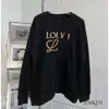 Дизайнер Loewe Hoodie Вышивка женщин. Пуловые толчки бренда Loewe Whotherts Loewe с длинным рукавом роскошной логотип Mens Woman Loewe Tops 1683