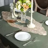طاولة قطعة قماش أوروبية ناعمة مخملية مخملية الدانتيل المائدة المائدة مستطيلة المطبخ مربع المطبخ للحفلات المنزلية غطاء القهوة الصلبة الفاخرة