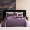 Bedding Sets 1000TC Egyptian Cotton Pink Gray Premium Set 4Pcs Soft Chic Duvet Cover Geometric Pattern Quilted Bedspread Pillowcases