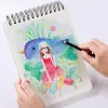 Pencils DELI watersoluble color pencil tin box set 24/36/48/72 color student professional sketch drawing pencil