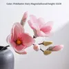 Fleurs décoratives 61 cm Artificiel Magnolia Silk Fake Flower Branch Yulan Magnoli Flores Arrange Table Mariage Décor Home Party Party