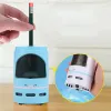 Sharpensers Stationery Office Home Student Crumbs Cleaner 2 i 1 Electric Auto Pencil Sharpener Mini Dammsugare Desktop Dust Cleaner