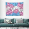 Tapisseries Cotton Candy Garden Tapestry Room Decoration accessoires