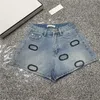 Designer bordado calça curta jeans feminino de alta qualidade design shorts de rua