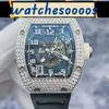 Titta på Mechanical Automatic Movement Ceramic Dial Waterproof Swiss Movement Top Quality Ag WG Original Shell Outer Ring Diamond Side Full Diamond 18