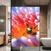 Window Stickers Privacy Windows Film Decorative Plant Style Stained Glass No Glue Static Cling Frosted For Home