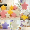 Fyllda plyschdjur Nordic Little Star Pillow Super Soft and Cute P Toy Sleep Girl Gift Heart Cream Color Drop Leverans Toys Oth4y