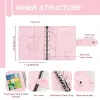 A7 Marble Colorful Money Budget Planner Render Enveloppes Cash Notebook Cover for Budgeting Money Organizer for Budget Binder