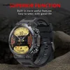 Regardez K56Pro Smart Men Fiess Tracker Bluetooth Call Smartwatch Sport Modes Carefre Cate Rate Pressure Montorat pour Android iOS Watch