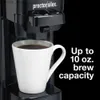 Кофе-производители Proctor Silex, кофеварка с одной сетью 10 унций черная модель 49961 Y240403