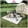 Ultrasonic Aluminum Film Picnic Mat Outdoor Camping Tent Floor Mat Moisture Proof Mat Water Splashing Prevention Pad 240329