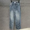 Designers Femmes Pantalons denim Broidered Leign Design Jeans High Washing Fashion Long Pant Jean