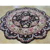 Tapijten koninklijke duurzame onregelmatige vorm tapijten handgemaakte wollen bloem tapijt modern